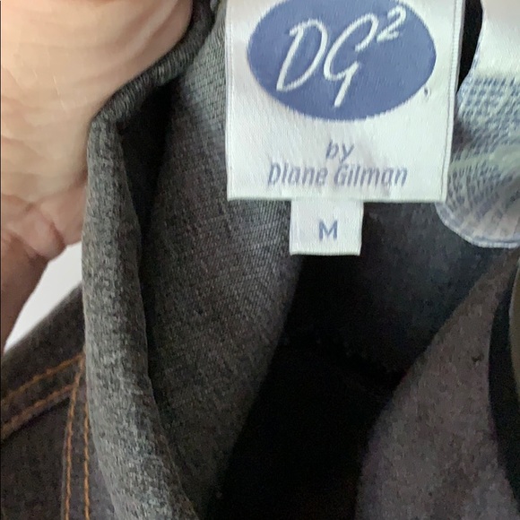 DG2 Diane Gilman painted jean jacket medium - Picture 7 of 9